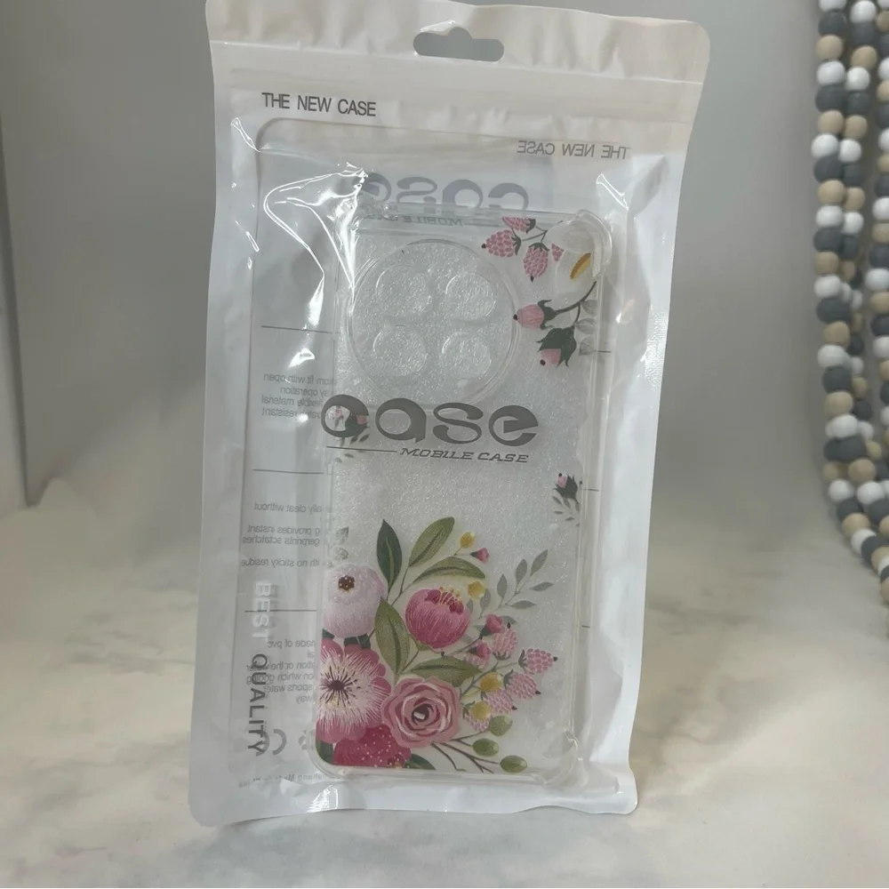 Case Compatible OnePlus 11 Flower Shockproof Clear Floral (Abundant Blossom)
